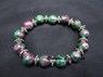 Picture of Ruby Fuchsite 10mm Elastic Bracelet with Tire Bead, Picture 1