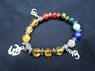 Picture of Citrine Chakra 10mm Elastic Bracelet with Charms, Picture 1