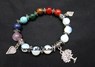 Picture of Opalite Chakra 10mm Elastic Bracelet with Charms, Picture 1