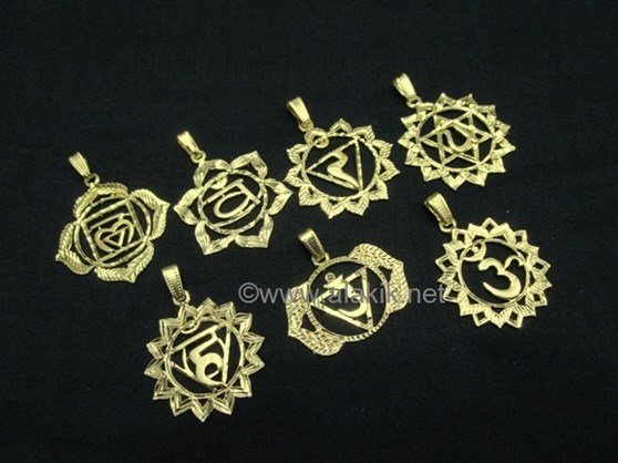 Picture of Chakra Metal Gold Plated Mandala Set