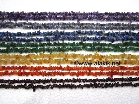 Picture of Chakra chips strands Set