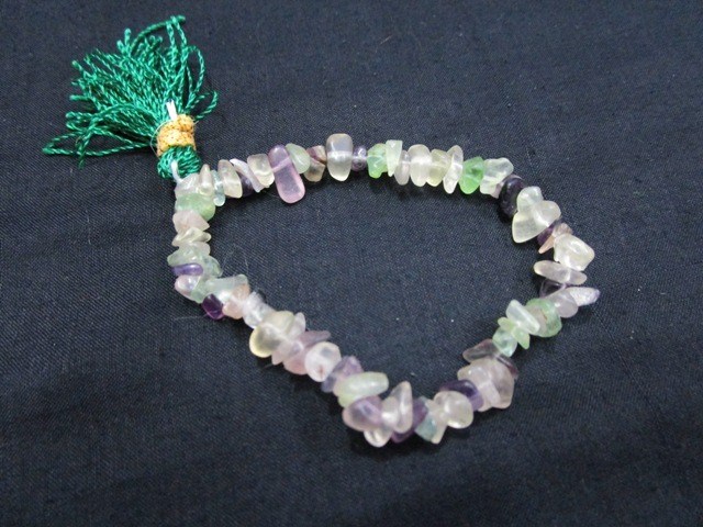 Picture of Multi Flourite Chips Power Bracelet