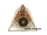 Picture of Crystal Quartz Orgone Pyramid With Fengshui Coin, Picture 1