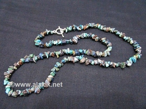 Picture of Chrysocolla Chips Necklace