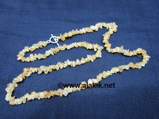 Picture of Citrine Chips Necklace