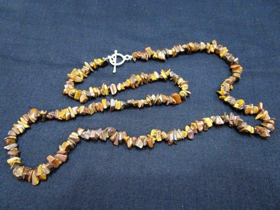 Picture of Yellow Tiger Chips Necklace