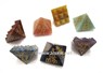 Picture of Mix Stone Engrave USUI Lemurian Pyramids, Picture 1