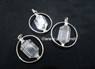 Picture of Spinning Herkimer Cyrstal Quartz Ring Pendant, Picture 1