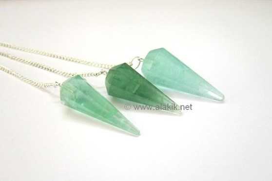 Picture of Green Fluorite Faceted Pendulum