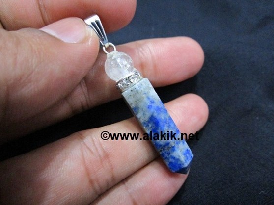 Picture of Lapis Pencil Pendant with Diamond Ring & Crystal Ball