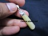 Picture of Yellow Jade Pencil Pendant with Diamond Ring & Crystal Ball, Picture 1