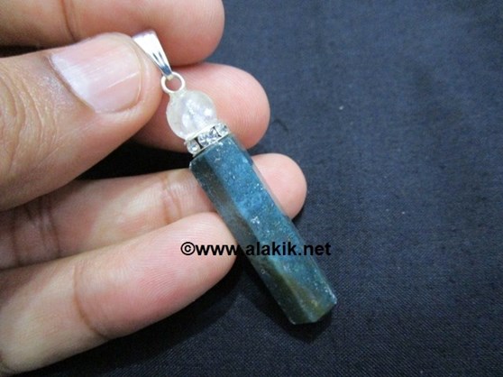Picture of Bloodstone Pencil Pendant with Diamond Ring & Crystal Ball