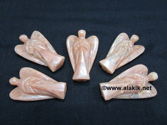 Picture of Pink Moonstone 2 inch Angels