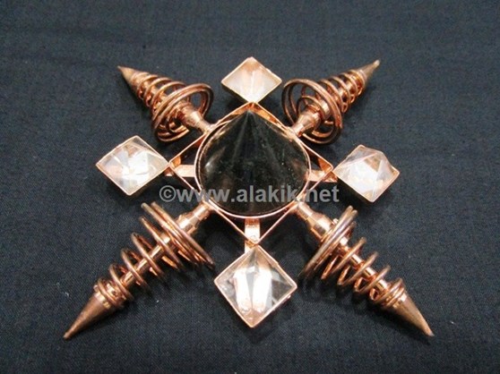 Picture of Copper Coil Healing Energy Grid Generator with Black Tourmaline Antena