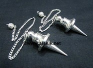 Picture of Silver Pointed UFO metal pendulum