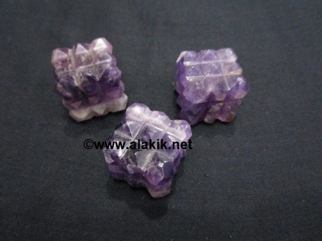 Picture of Amethyst 54point Lemurian Pyramid