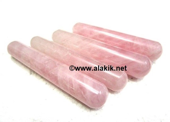 Picture of Rose Quartz Smooth Massage Wands