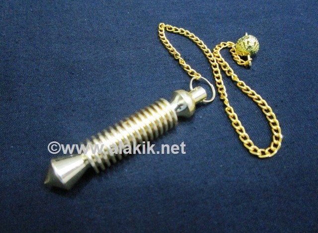Picture of Golden Vortex Metal Pendulum