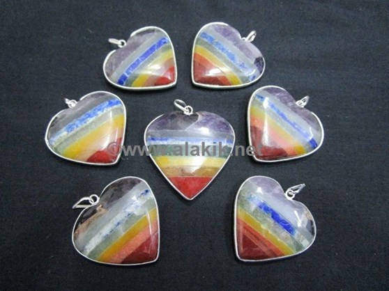 Picture of Chakra Bonded Heart Ring Pendant