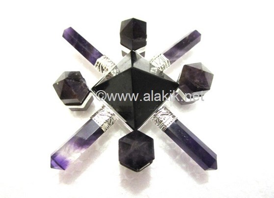 Picture of Amethyst BT pyramid Herkimer Enviornment Generator