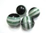Picture of Green Jade Bonded Strip Balls, Picture 1
