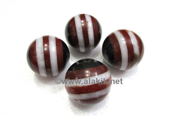 Picture of Red Jasper Bonded Strip Balls