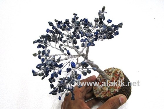 Picture of Lapis 300beads Tree with Wooden Base