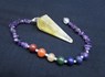 Picture of Citrine Pendulum with Amethyst Chips Chakra Beads chain, Picture 1