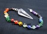 Picture of Crystal Quartz Pendulum with Chakra Chips Beads chain, Picture 1