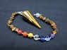 Picture of Tiger Eye Pendulum with TE Chips Chakra Beads chain, Picture 1