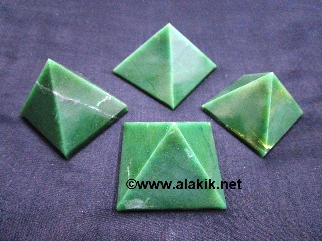 Picture of Dark Green Jade Big Pyramids