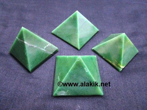 Picture of Dark Green Jade Big Pyramids
