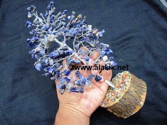 Picture of Sodalite 300 Beads Tree with Wooden Base
