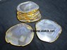 Picture of Grey Agate Gold Plated Coasters, Picture 1