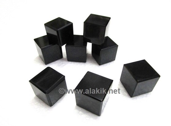 Picture of Black Obsidian Cubes