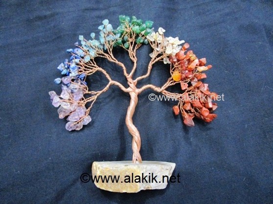 Picture of Chakra 250bds Copper Tree with Slice Base