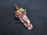 Picture of Lepidolite Flat Stick Chakra Tree of life Copper pendant, Picture 1
