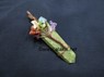 Picture of Grass Jasper Flat Stick Chakra Tree of life Copper pendant, Picture 1