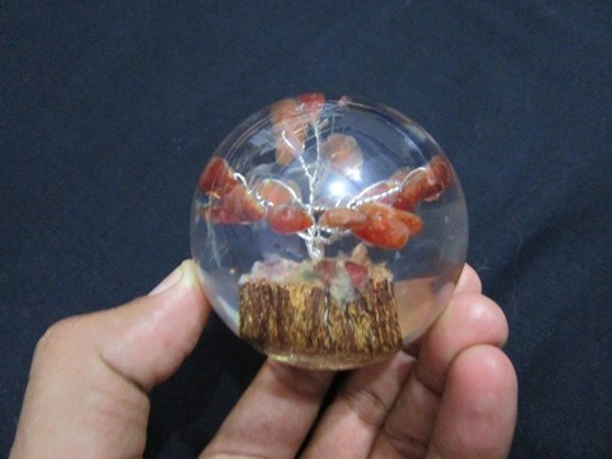 Picture of Red Cornelian Orgone Tree Ball