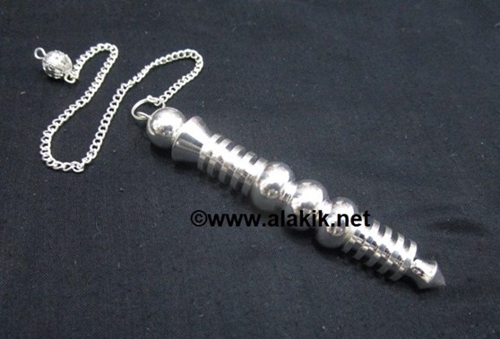 Picture of Isis Orris Long Silver Pendulum