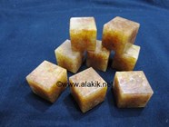 Picture of Golden Quartz Cubes
