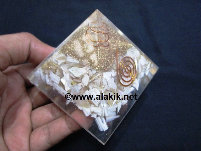 Picture of Scolecite Orgone Pyramid