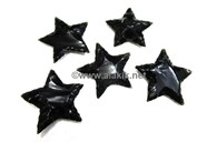 Show details for Black Obsidian Flinted Star Picture of Black Obsidian Flinted Star