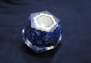 Picture of Sodalite Orgone Dodecahedron with Chakra Charm
