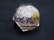 Picture of Rose Crystal Amethyst Combination Orgone Dodecahedron