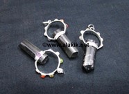 Show details for Chakra Goddess Black Tourmaline Metal Pendants Picture of Chakra Goddess Black Tourmaline Metal Pendants