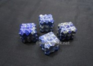 Show details for Lapis Lazuli 54 Pyramid Cube Picture of Lapis Lazuli 54 Pyramid Cube