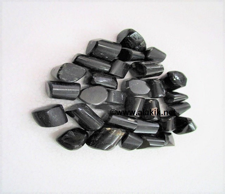 Picture of African Black Tourmaline Handpolish Tumble