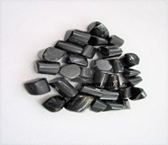 Show details for African Black Tourmaline Handpolish Tumble Picture of African Black Tourmaline Handpolish Tumble