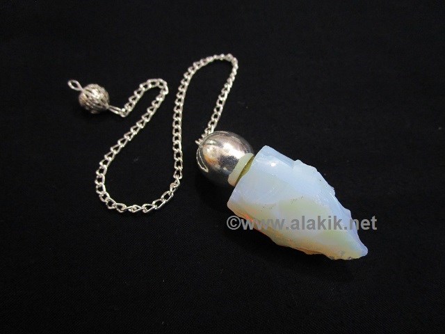 Picture of Raw Opalite Silver Modular Pendulum